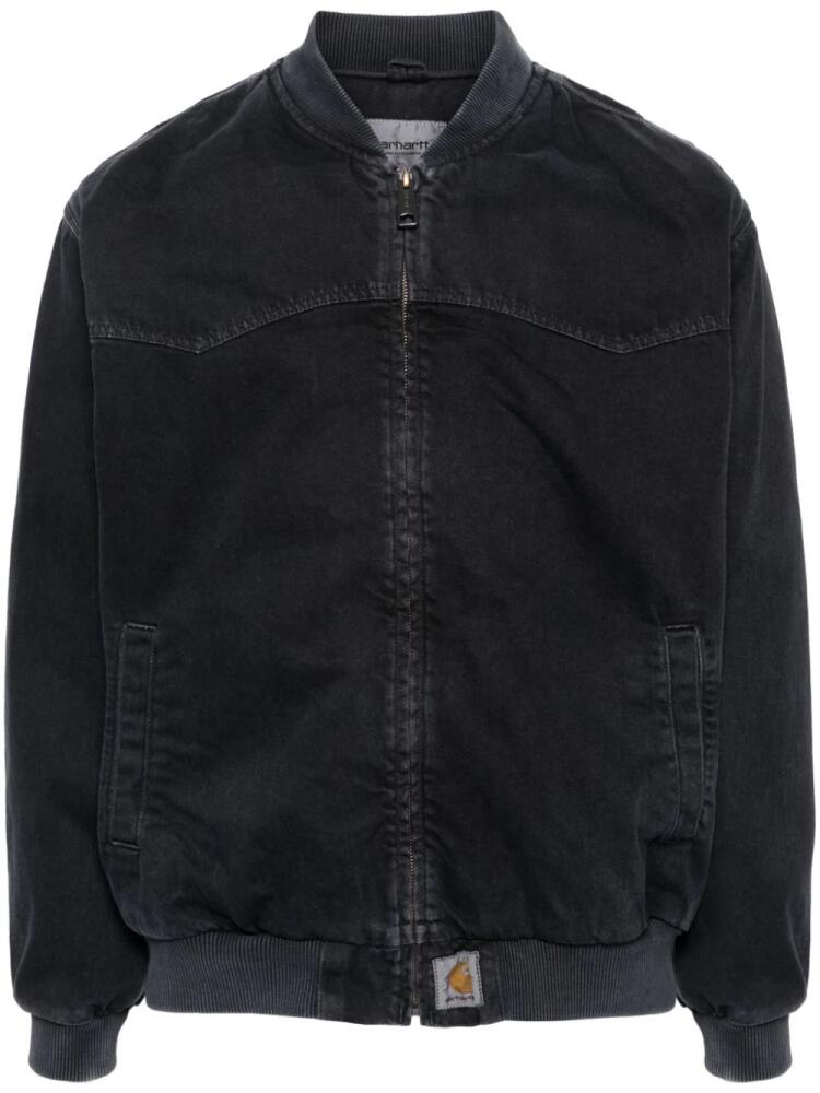 Carhartt WIP faded cotton bomber jacket - Black Cover