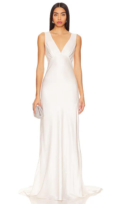 Alexis Celine Dress in White Cover