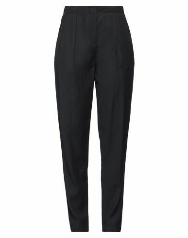 Paul Smith Woman Pants Midnight blue Viscose, Cotton Cover