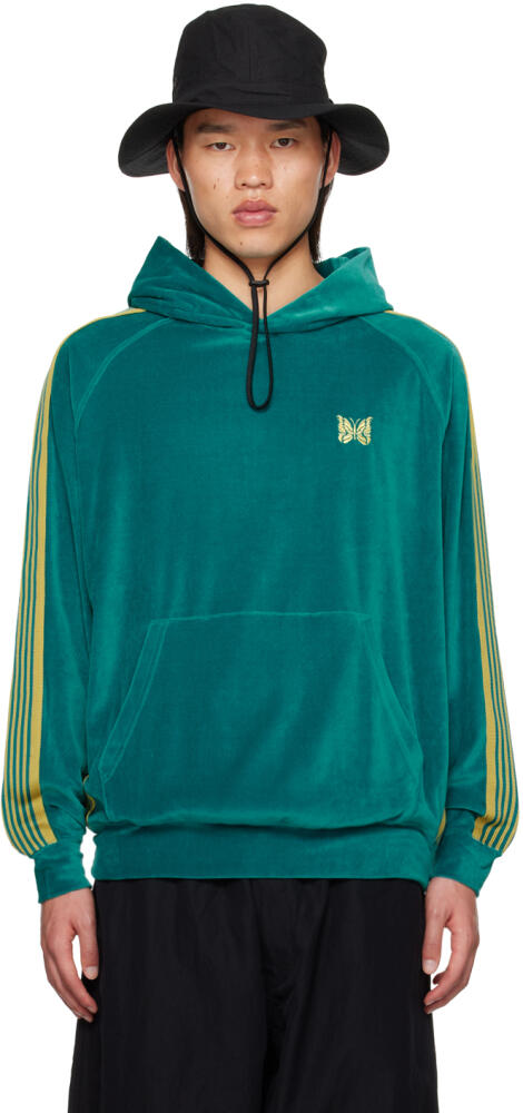 NEEDLES Blue Track Hoodie Cover