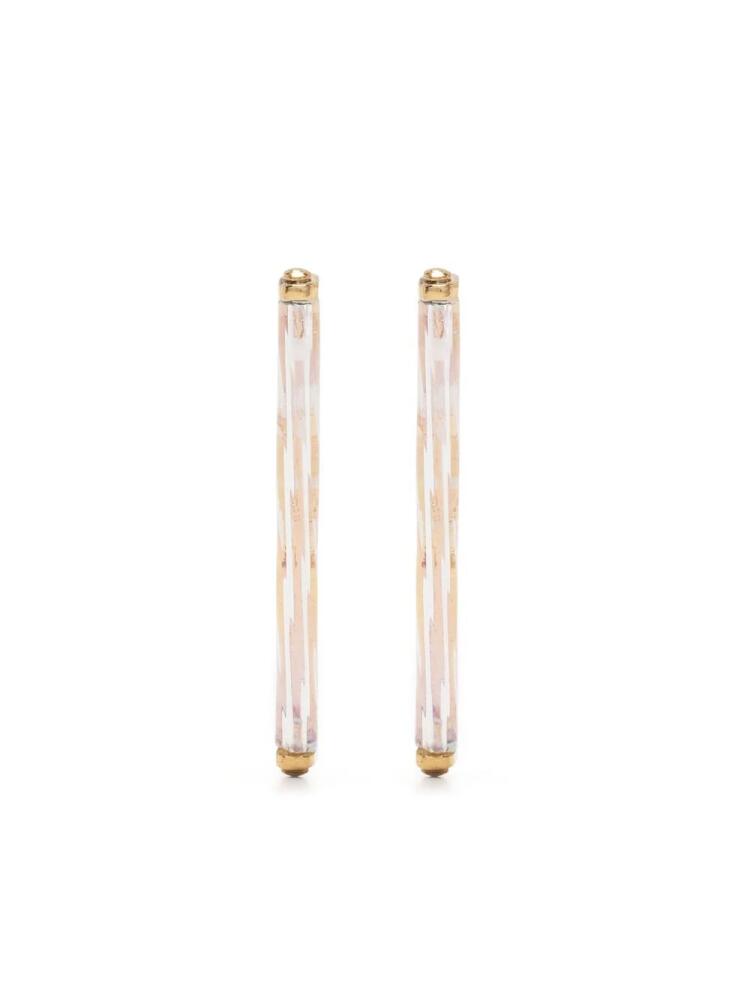 BEATRIZ PALACIOS bar-style stud earrings - Gold Cover