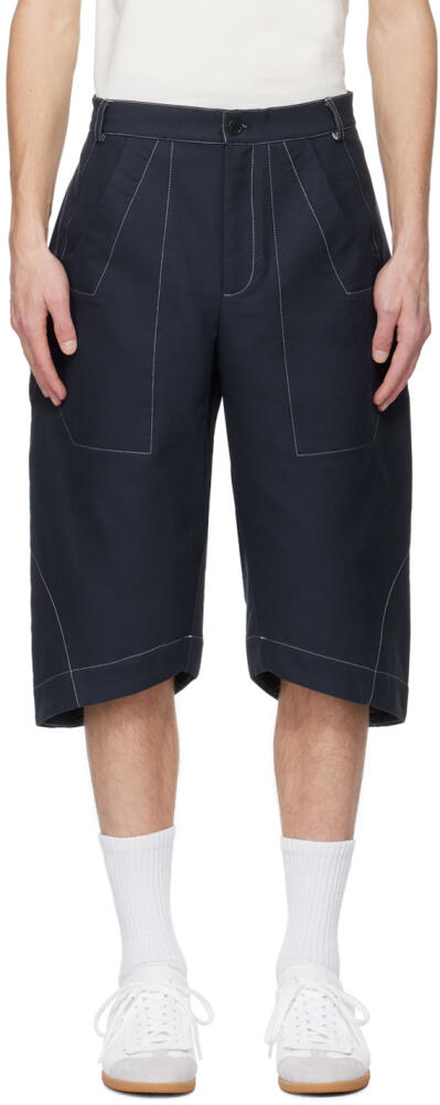 Henrik Vibskov Navy Pack Shorts Cover