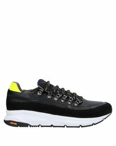 Pollini Man Sneakers Black Soft Leather Cover