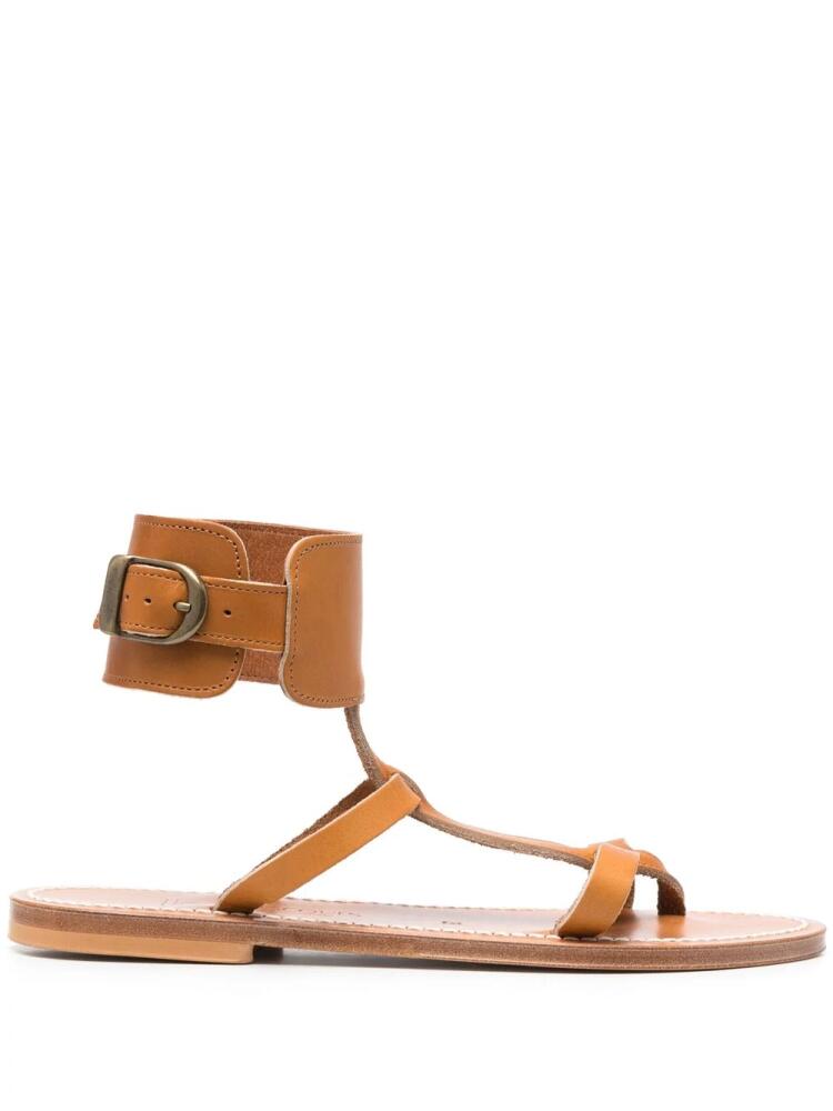 K. Jacques ankle-fastening flat sandals - Brown Cover