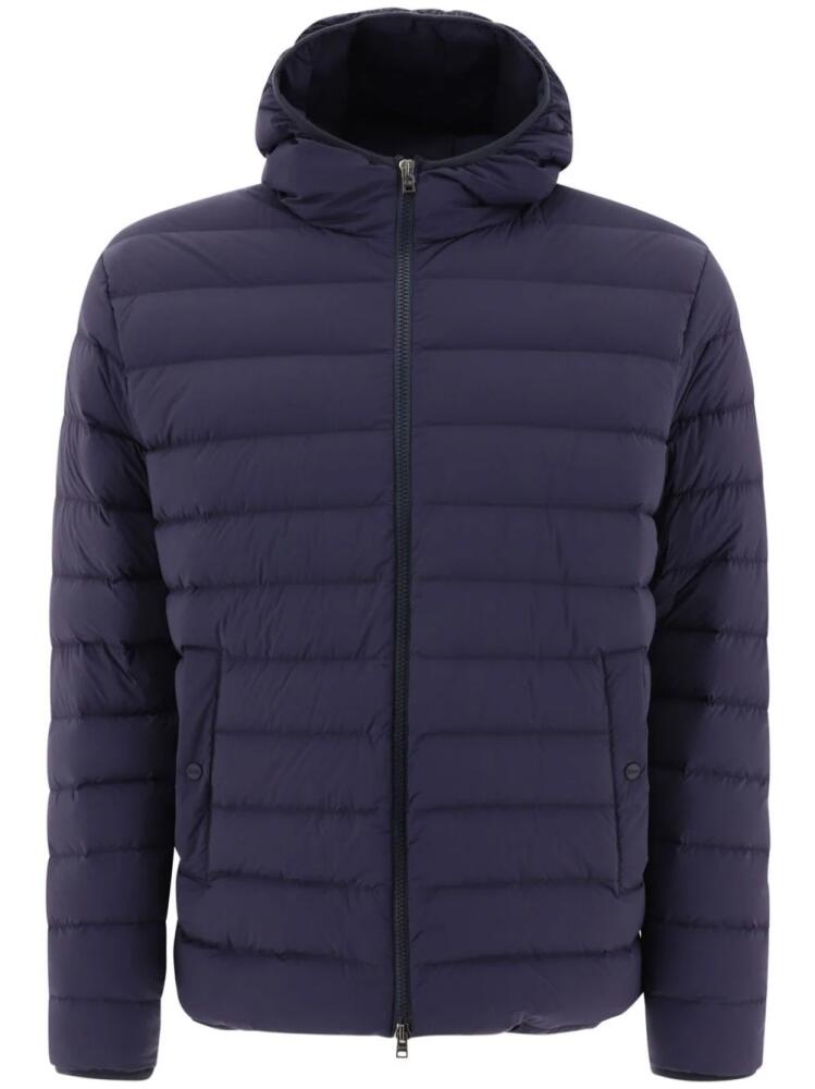 Herno quilted hooded jacket - Blue Cover