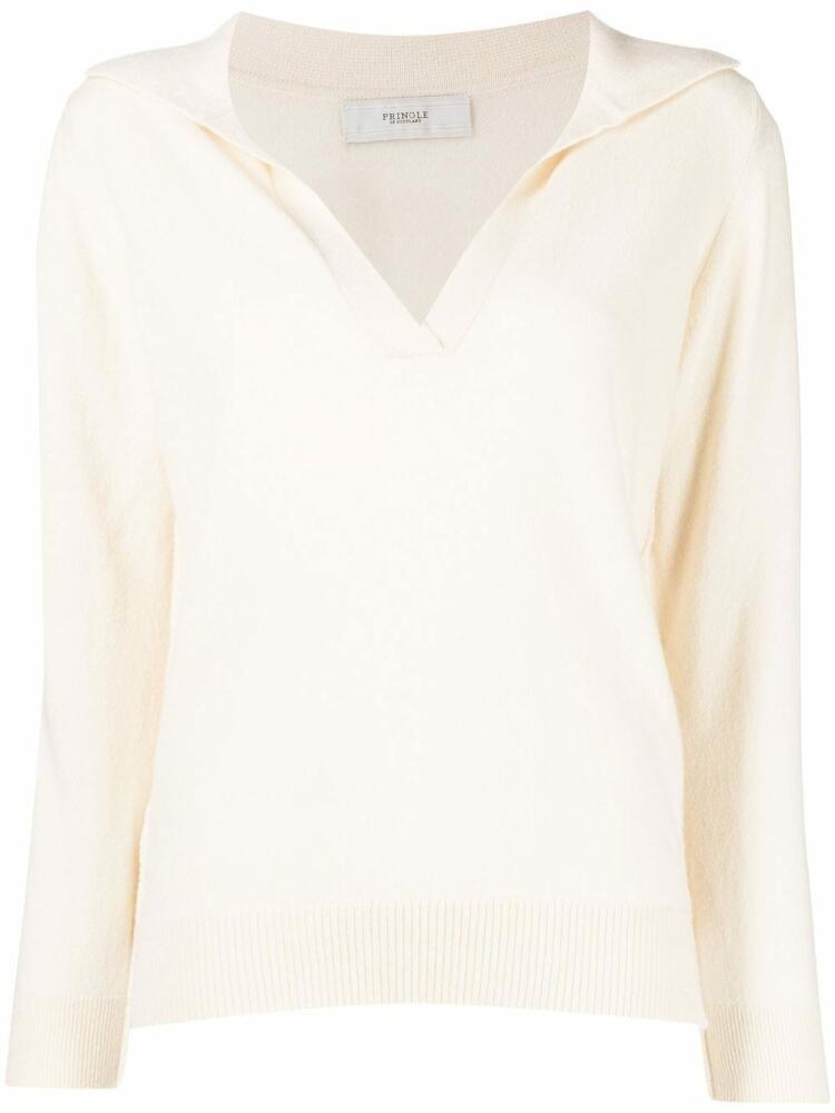 Pringle of Scotland Polo-style jumper - White Cover