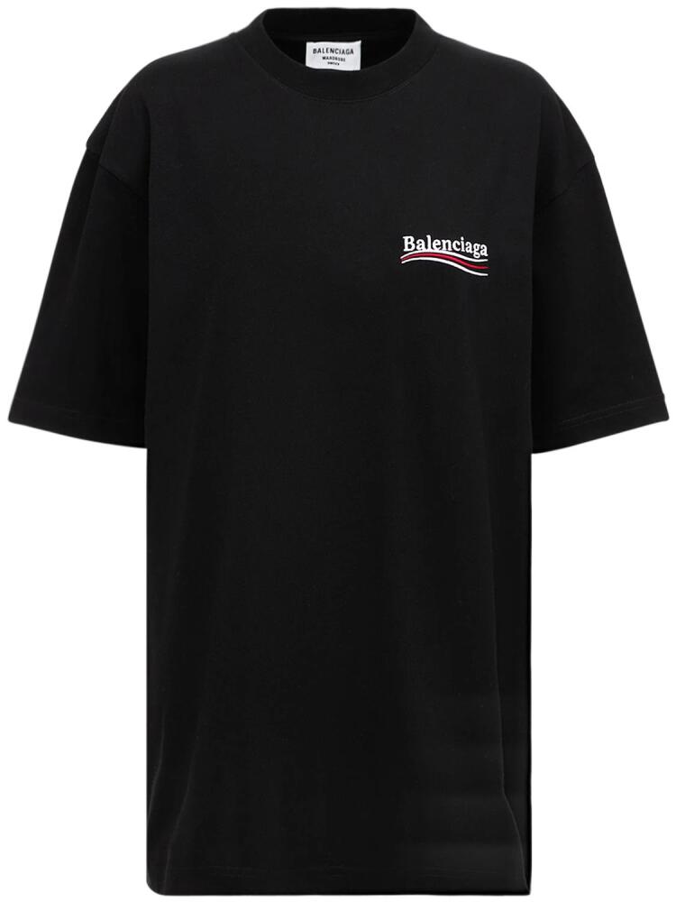 BALENCIAGA Political Campaign Cotton T-shirt Cover