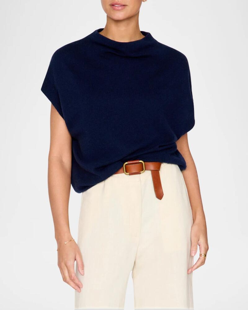 Brochu Walker Morten Cashmere Mock-Neck Top Cover