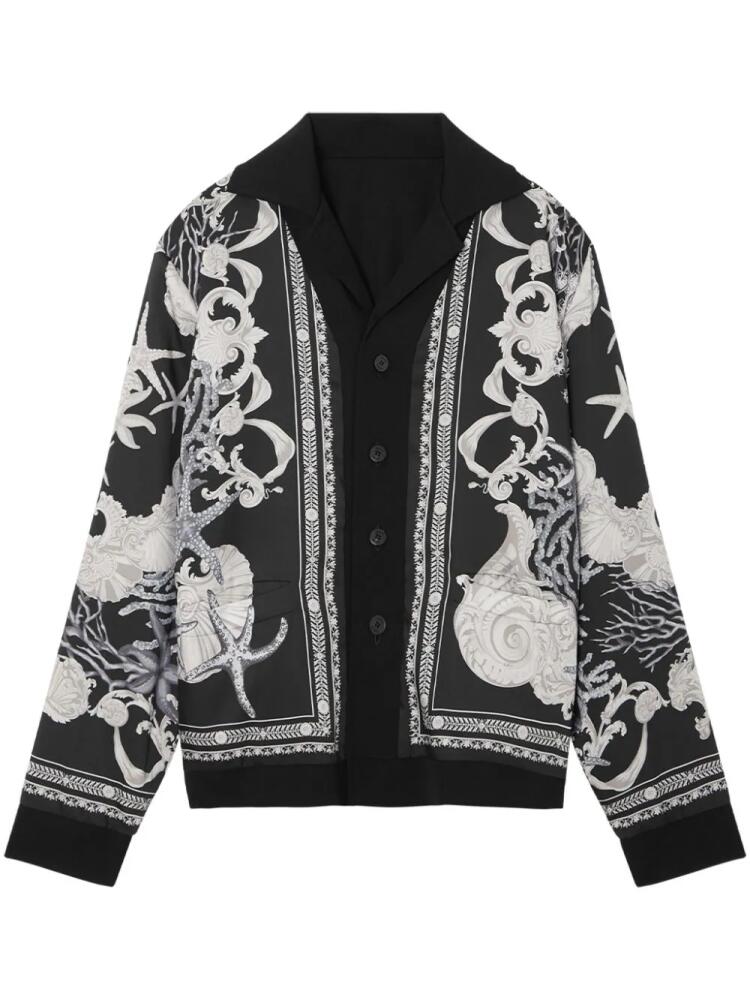 Versace Barocco Sea reversible cardigan - Black Cover