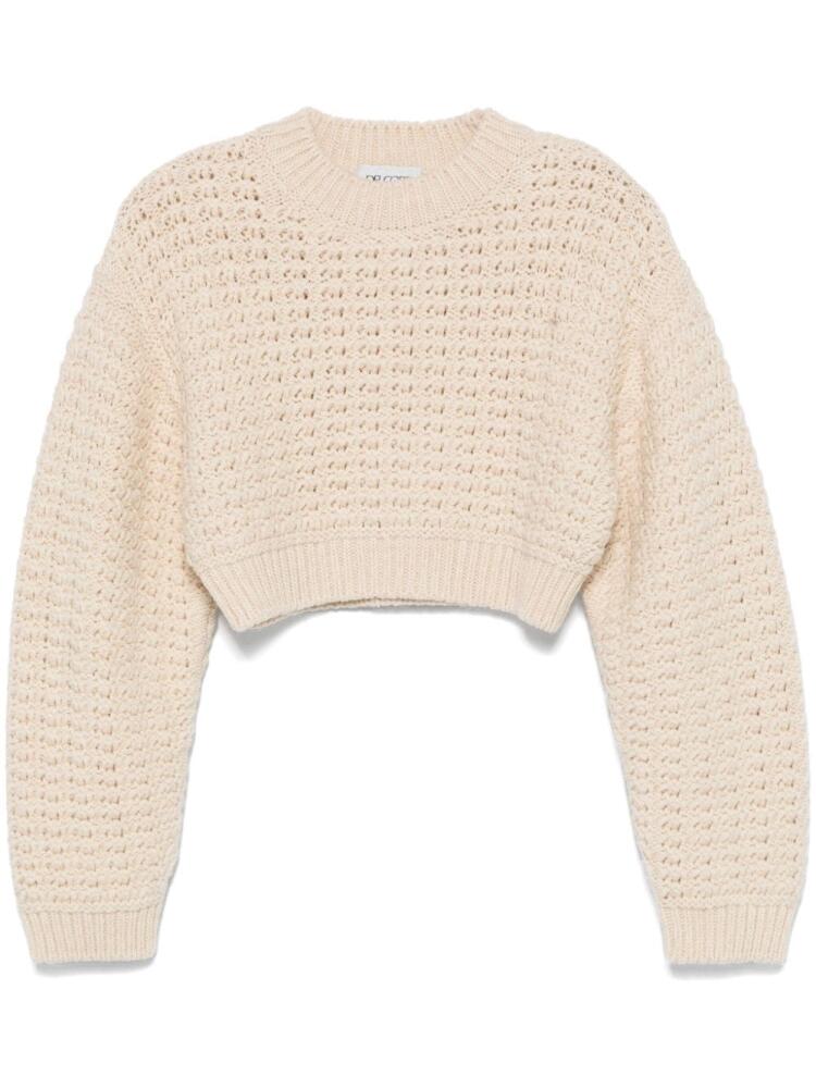 Del Core cropped sweater - Neutrals Cover