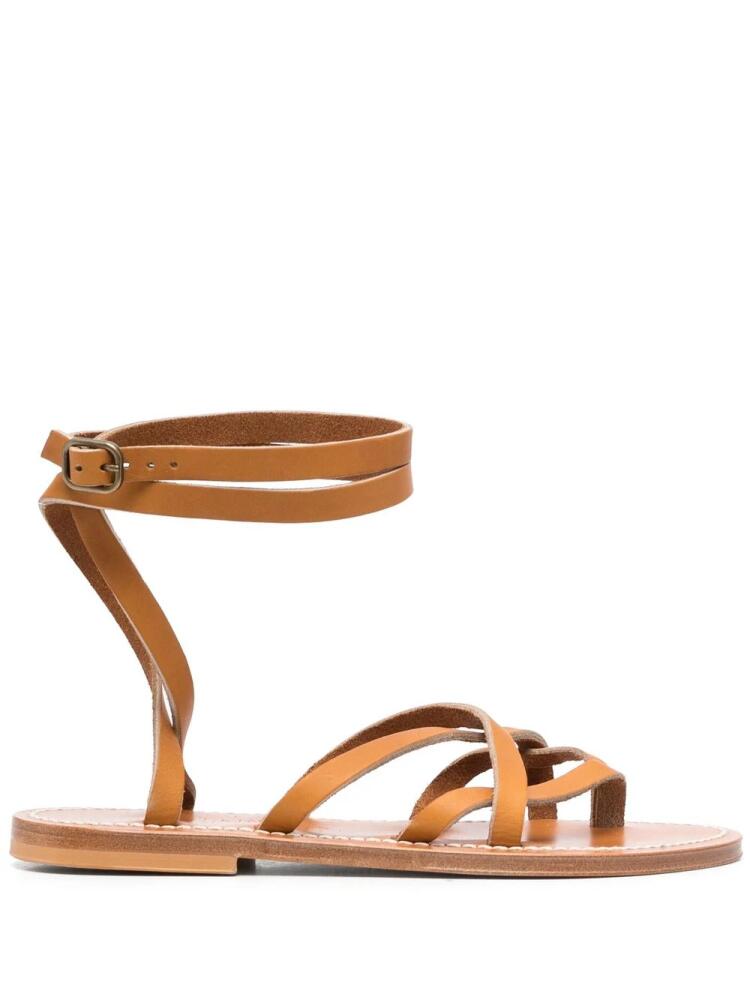 K. Jacques Zeno calf-leather sandals - Brown Cover