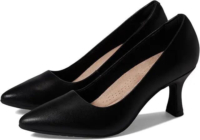 Clarks Kataleyna Gem (Black Leather) Women's Shoes Cover