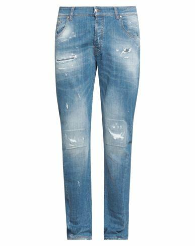 John Richmond Man Jeans Blue Cotton, Elastane Cover