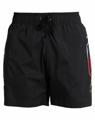 Amiri Man Swim trunks Black Polyester, Elastane Cover