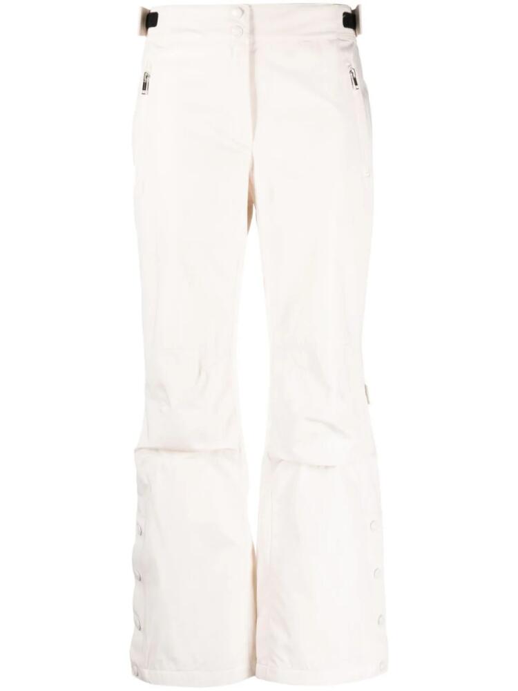 Yves Salomon insulated waterproof ski trousers - White Cover