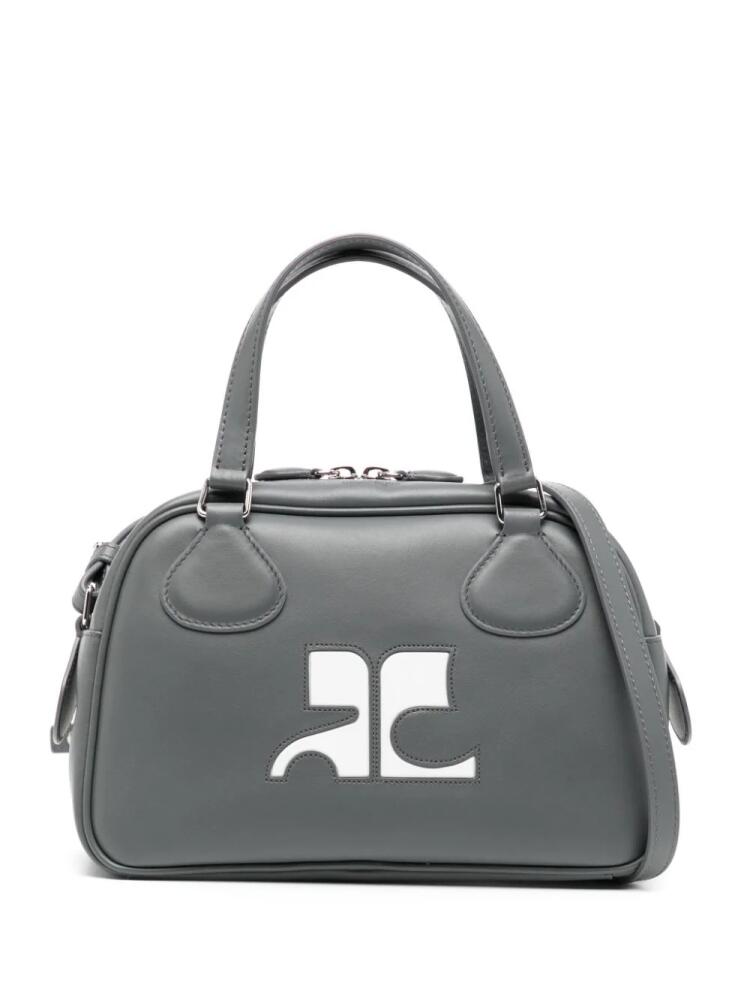 Courrèges Reedition leather tote bag - Grey Cover