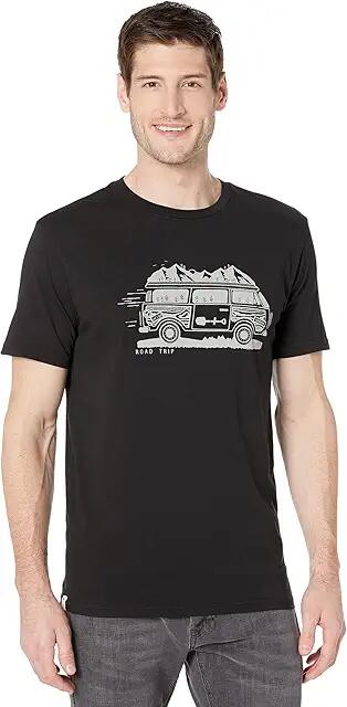 tentree Road Trip T-Shirt (Meteorite Black) Men's Clothing Cover