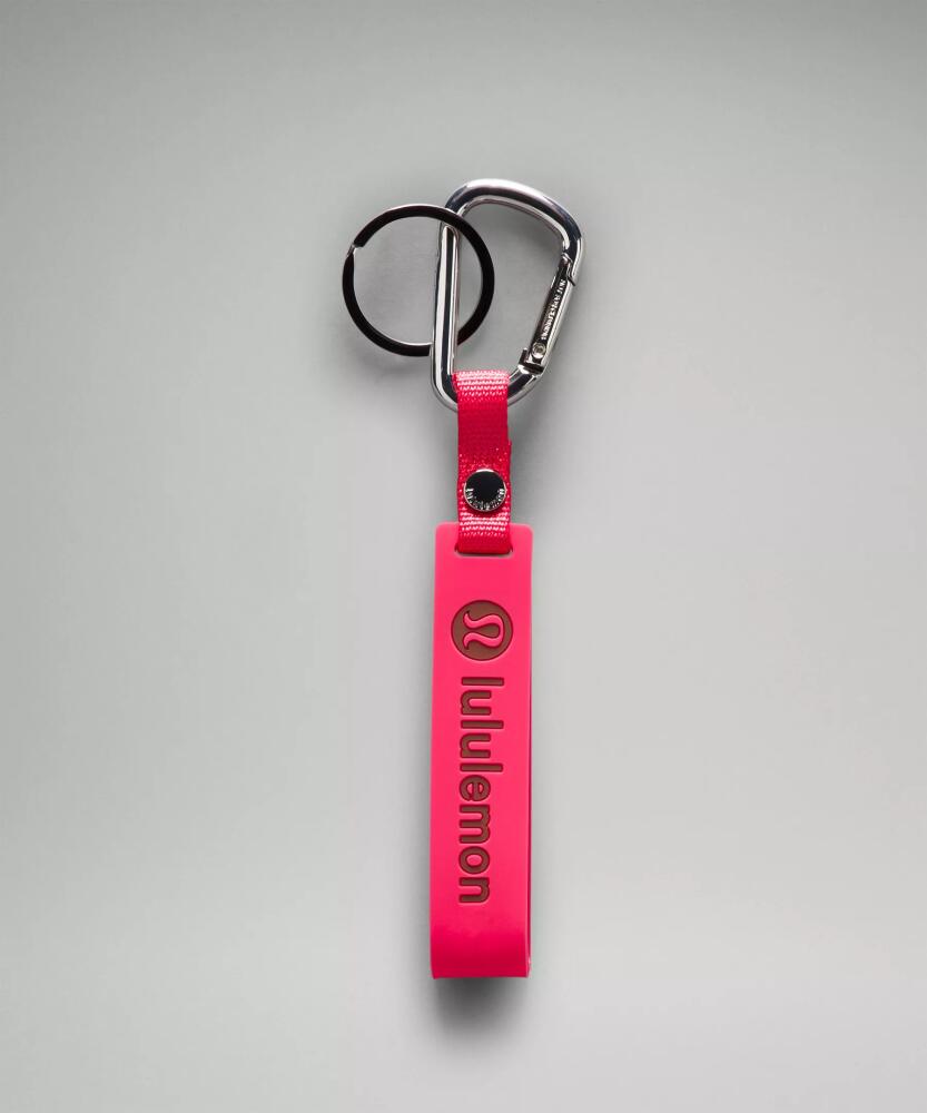 lululemon - Silicone Keychain - Glaze Pink/Ancient Copper Cover