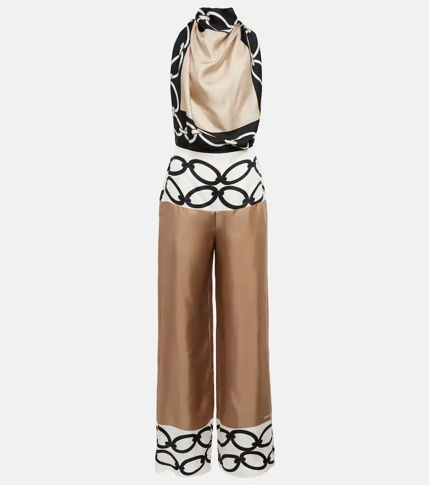 Valentino Valentino Chain 1967 silk twill jumpsuit Cover