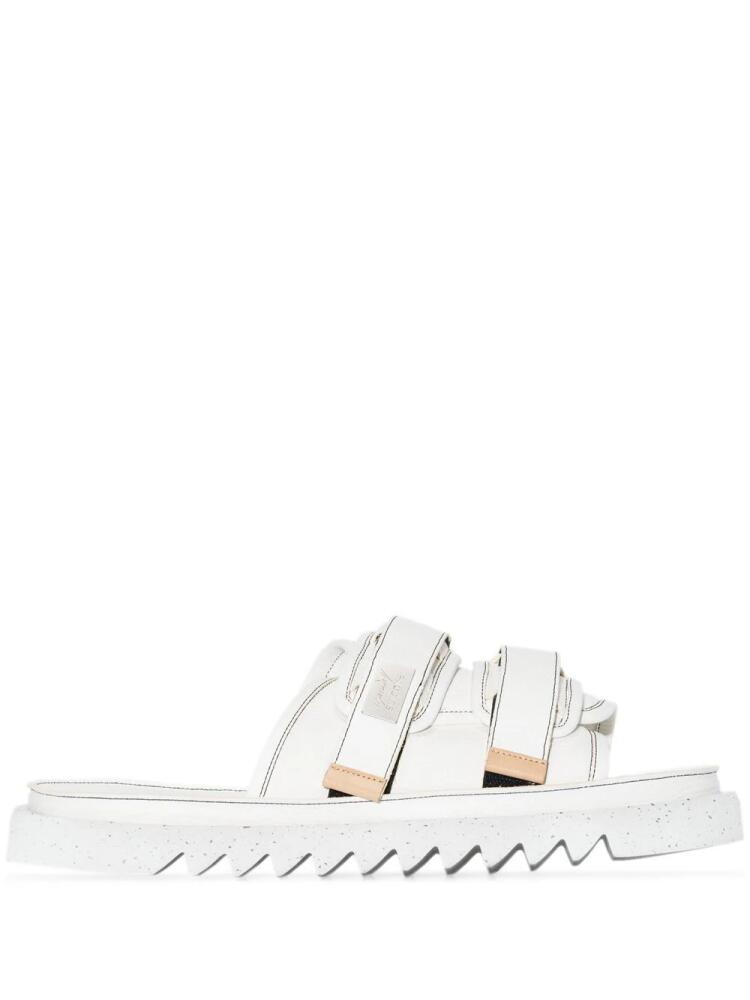 Marsèll x Suicoke Moto double-strap sandals - White Cover