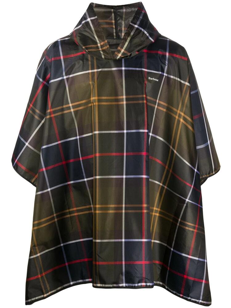 Barbour Sproof tartan poncho - Green Cover