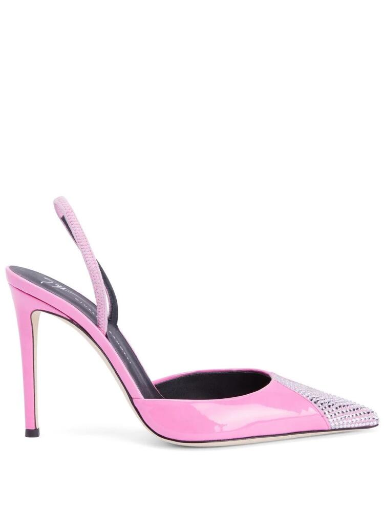 Giuseppe Zanotti Henriette Strass 85mm pumps - Pink Cover