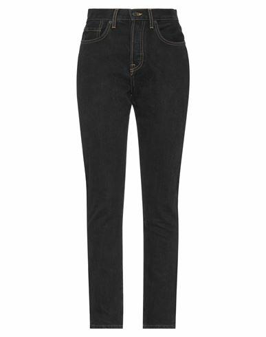 Wardrobe. nyc Woman Jeans Black Cotton, Recycled cotton, Recycled polyester Cover