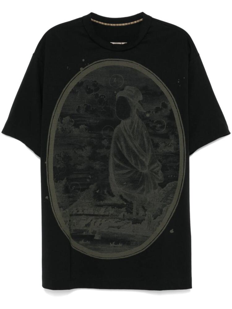 Ziggy Chen graphic-print T-shirt - Black Cover