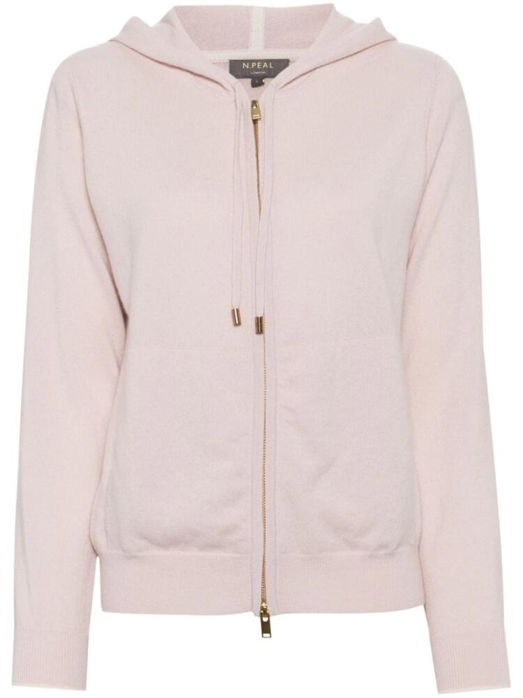 N.Peal Ada cashmere hoodie - Pink Cover