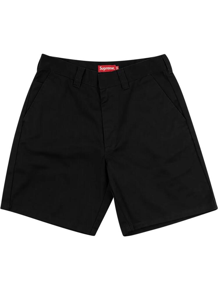 Supreme straight-leg work shorts - Black Cover