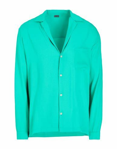 8 By Yoox Man Shirt Turquoise Polyester Cover