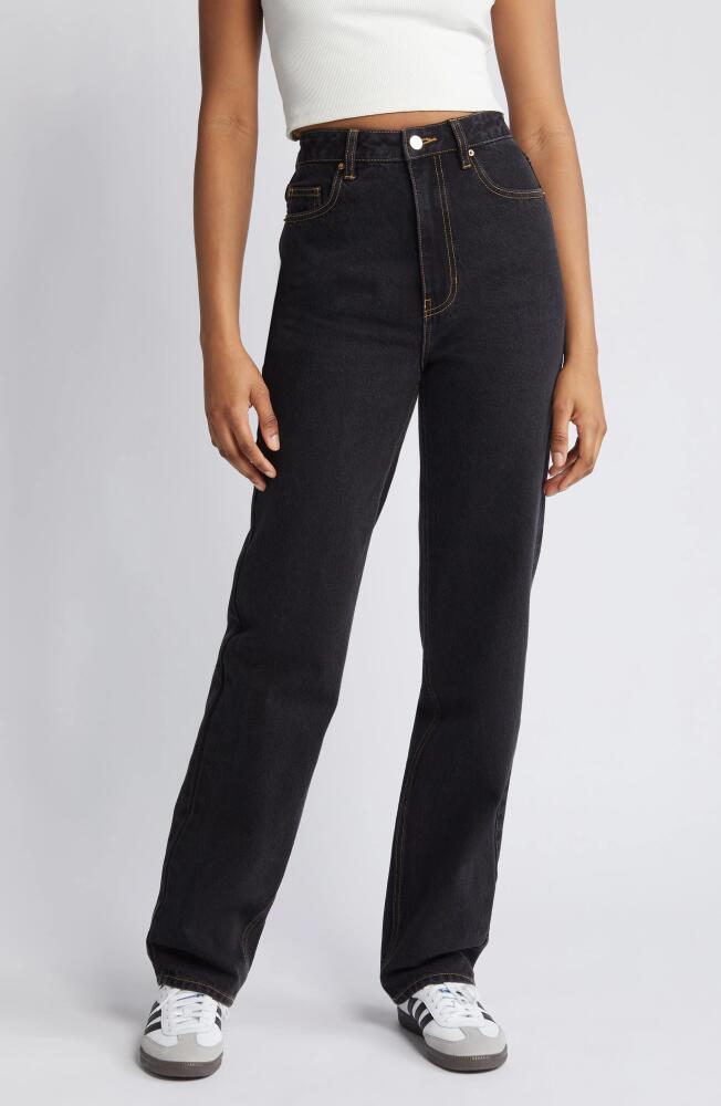 PacSun '90s Straight Leg Boyfriend Jeans in Black Forrest Cover