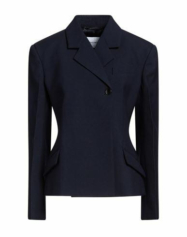 Ferragamo Woman Blazer Midnight blue Virgin Wool Cover