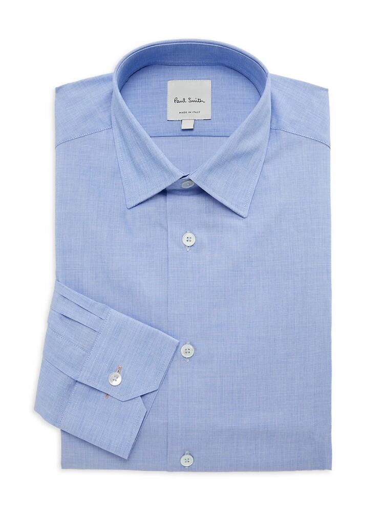 Paul Smith Men's Tailored Fit Dress Shirt - Turquoise Cover