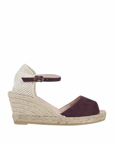 Gaimo Woman Espadrilles Deep purple Soft Leather, Textile fibers Cover