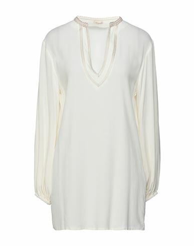 True Royal Woman Top Ivory Viscose Cover