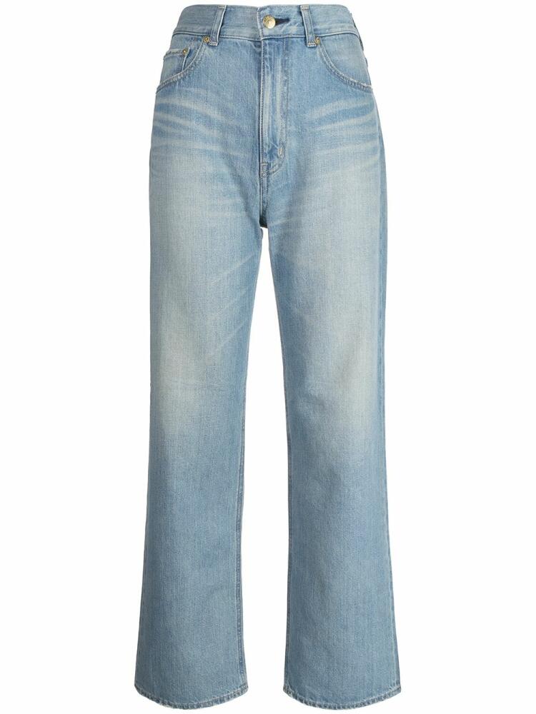 Tu es mon Tresor The Lapis Lazuli straight-leg jeans - Blue Cover