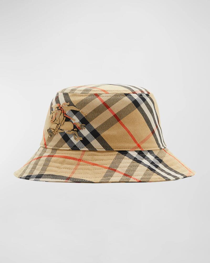 Burberry EKD Check Bucket Hat Cover