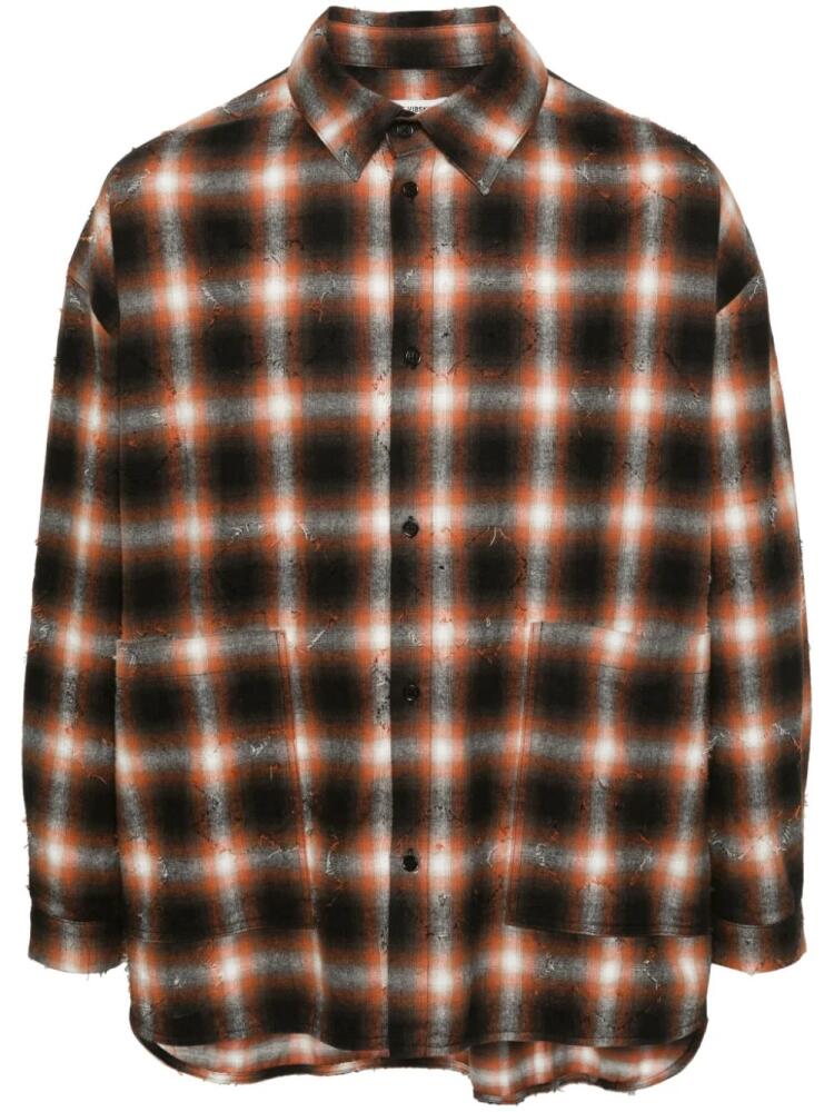 Henrik Vibskov check-pattern shirt - Black Cover