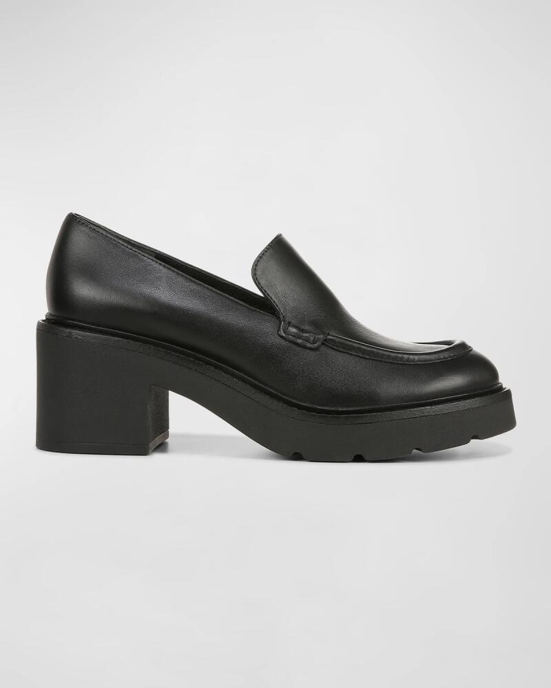 Vince Rowe Platform Leather Loafers Cover