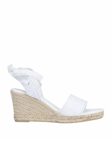 Karl Lagerfeld Woman Espadrilles White Polyester Cover