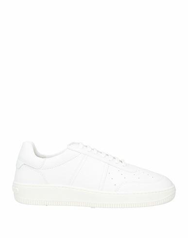 Sandro Man Sneakers White Leather Cover