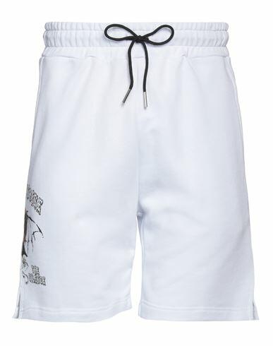 Self Made By Gianfranco Villegas Man Shorts & Bermuda Shorts White Cotton Cover