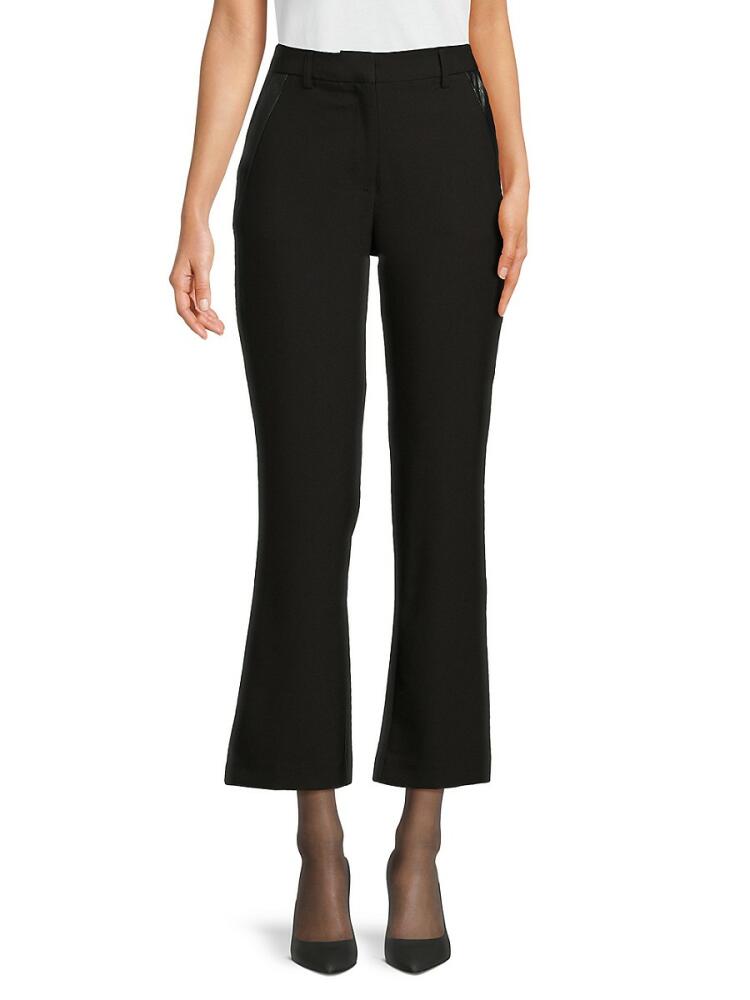 Nanette Lepore Women's High Rise Flared Pants - Very Black Cover