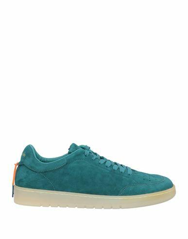 Barracuda Man Sneakers Turquoise Soft Leather Cover