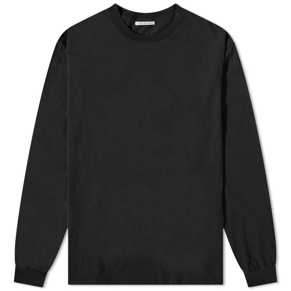 John Elliott Men's Long Sleeve University T-Shirt in Black Cover