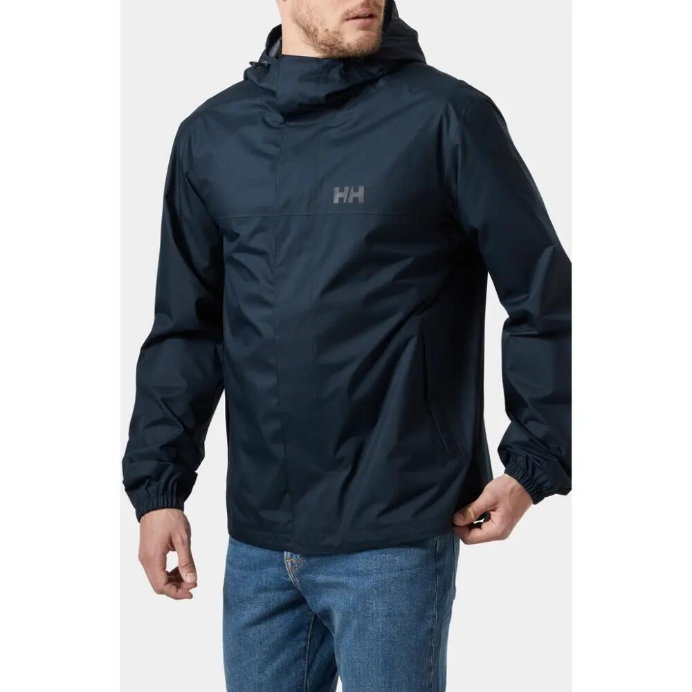 Helly Hansen Vancouver Waterproof Hooded Rain Jacket in 597 Navy Cover