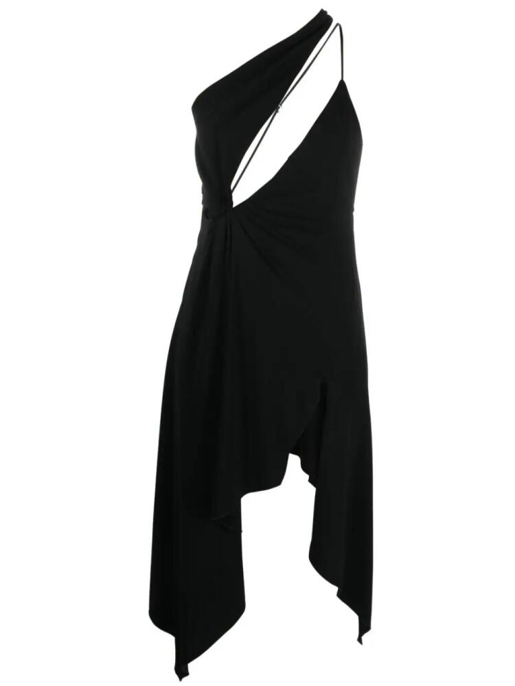 Coperni asymmetric cut-out dress - Black Cover