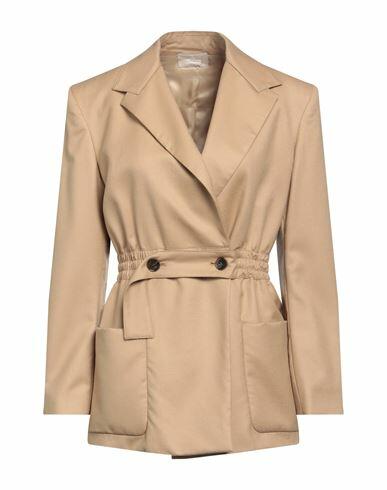 Drumohr Woman Blazer Sand Virgin Wool Cover