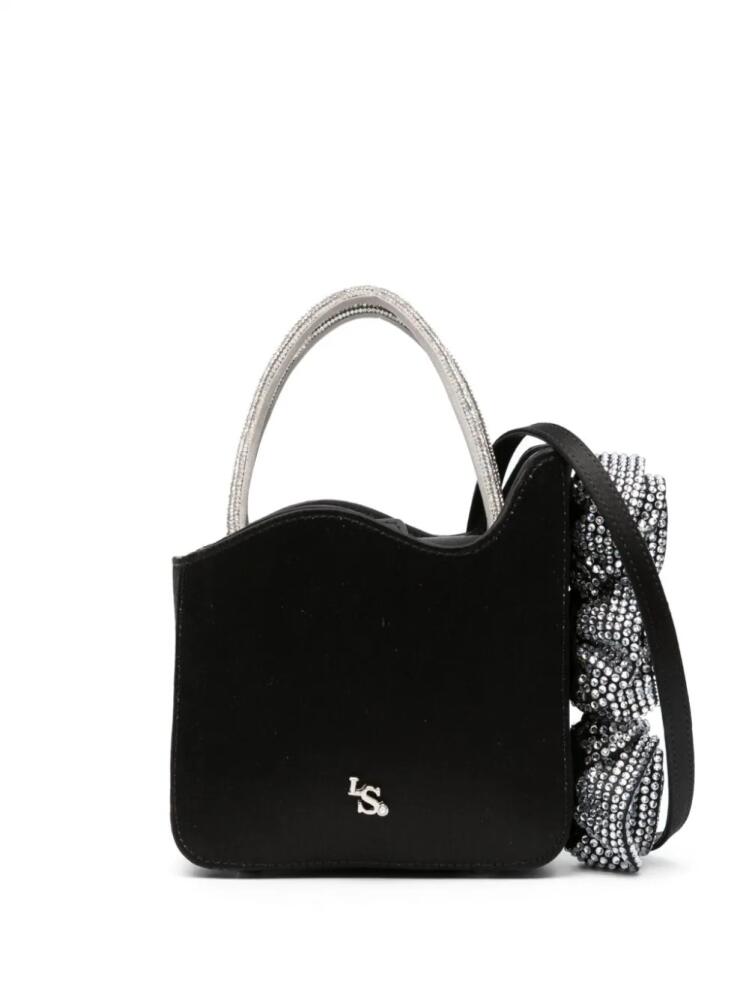 Le Silla small Rose embellished tote bag - Black Cover